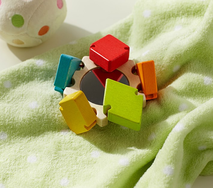 Little Flower Mirror Baby Toy Pottery Barn Kids