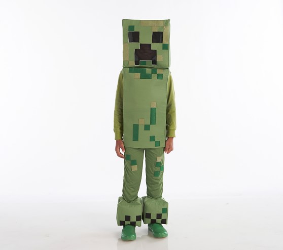 Minecraft Creeper Kids Halloween Costume | Pottery Barn Kids