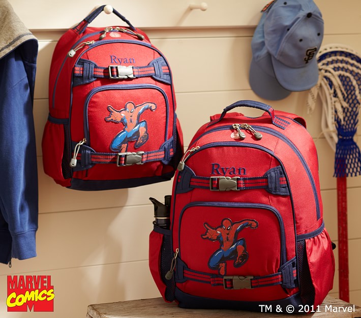 Pottery barn outlet kids spiderman backpack