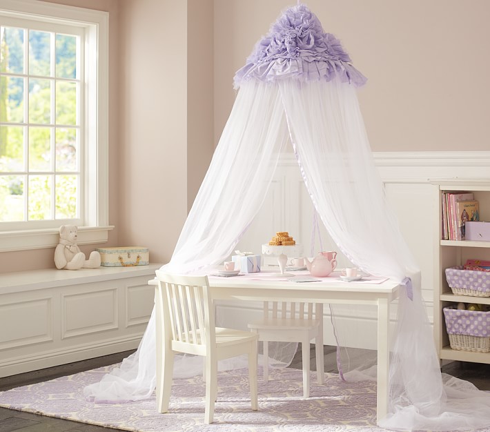 Lavender deals bed canopy