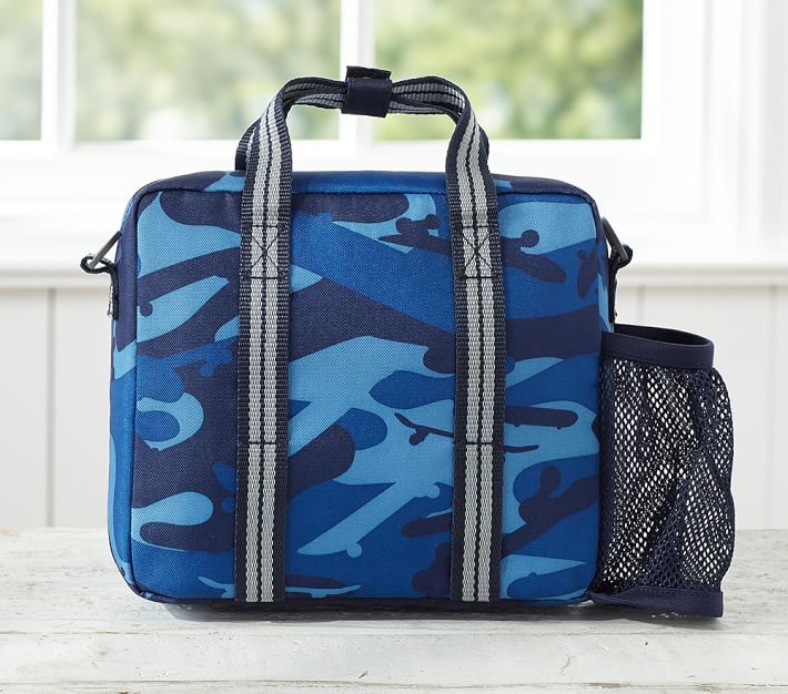 Blue Camo All-in-One Kids Lunch Box | Pottery Barn Kids