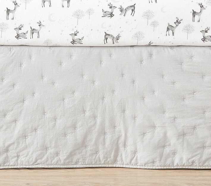 Finley Crib Skirt Pottery Barn Kids