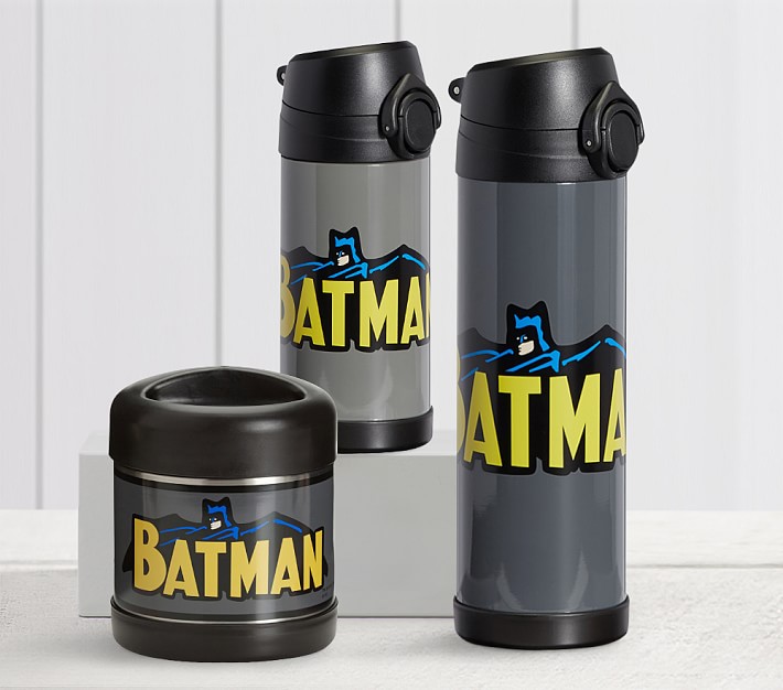 NEW Pottery Barn Kids Batman Large Insulated Water Bottle