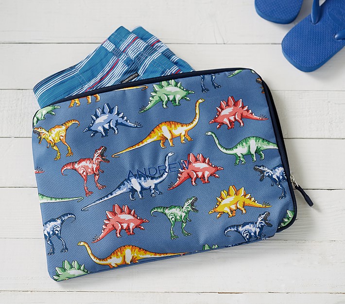 Blue Dinos Wet Dry Bag Pottery Barn Kids