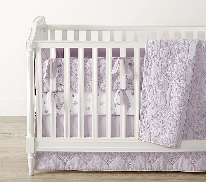 Lavender crib hot sale set