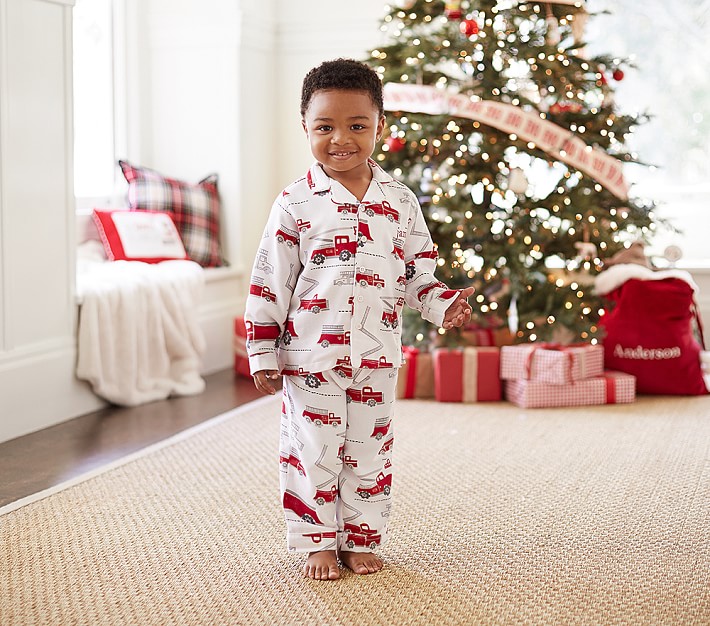 Christmas truck pajamas hot sale