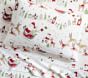 North Pole Flannel Kids' Sheet Set | Pottery Barn Kids