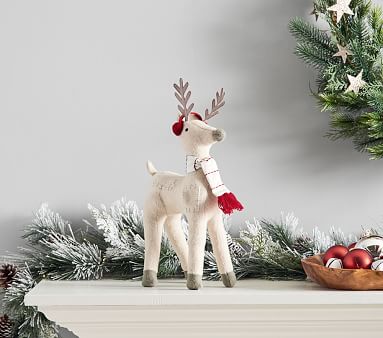 Wool Reindeer Decor | Kids Christmas Decoration | Pottery Barn Kids