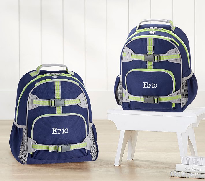 Mackenzie Navy Solid Backpacks