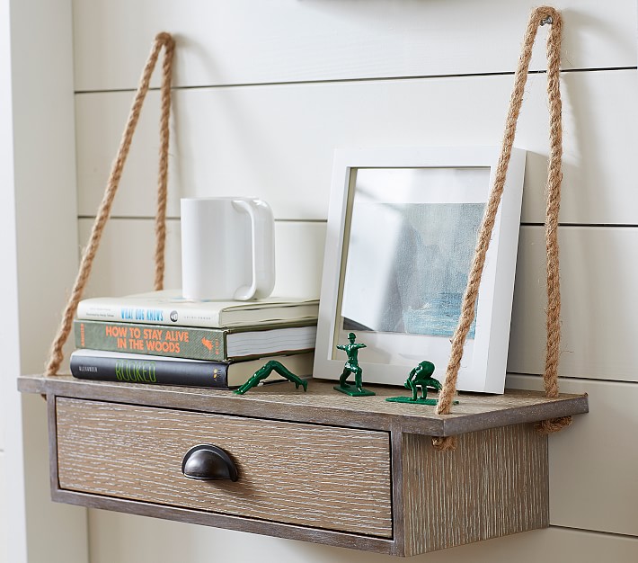 Rope Kids Shelf  Pottery Barn Kids