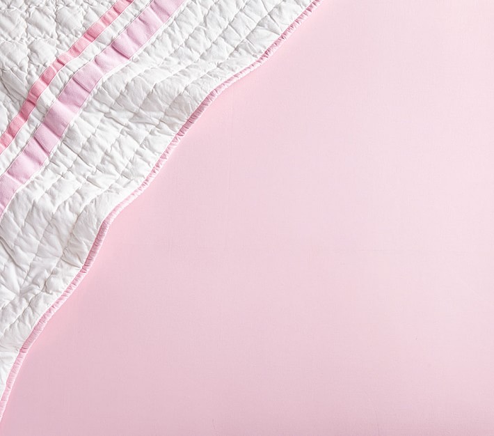 Organic Cotton Girl Crib Sheets Pottery Barn Kids