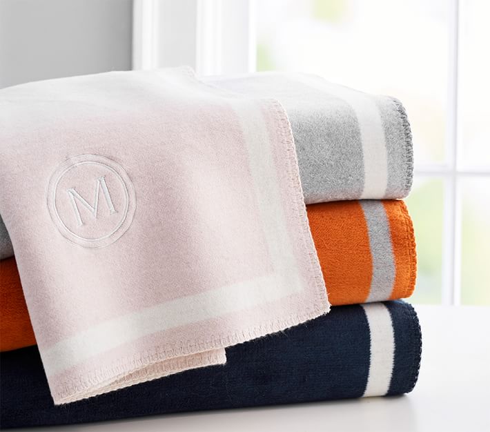 Fuzzy Border Baby Blanket Pottery Barn Kids