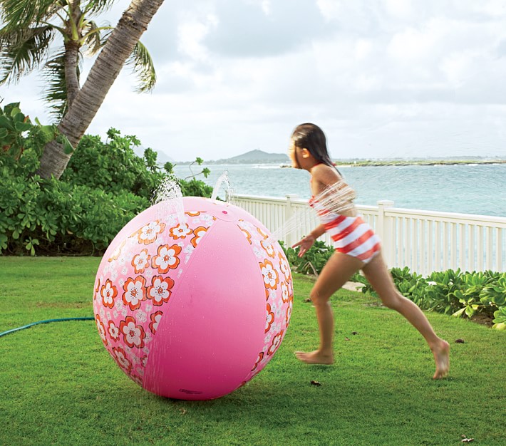 Inflatable beach store ball sprinkler