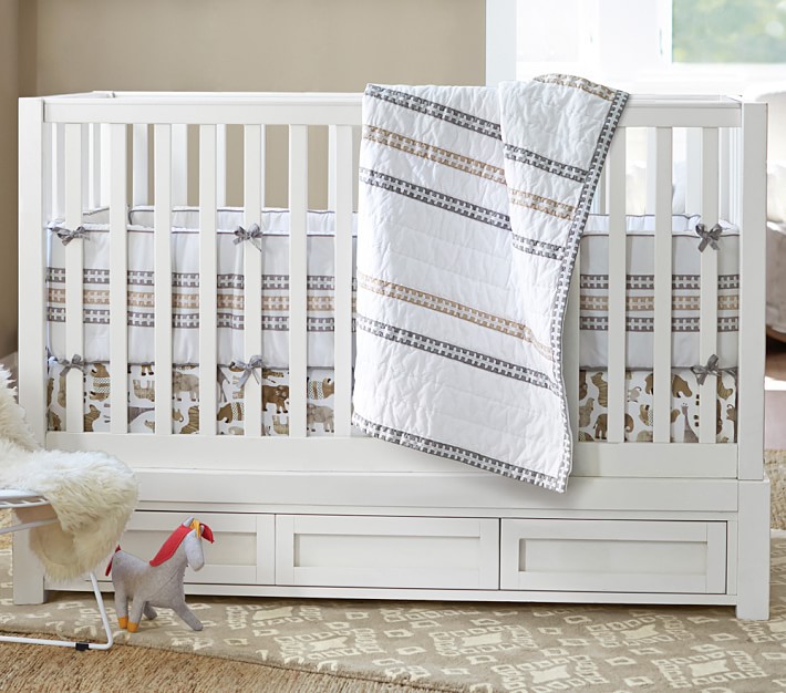 Pottery barn niche kids crib sheet