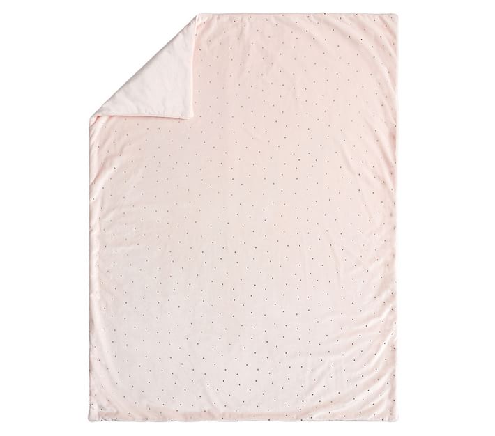 Chamois Metallic Baby Blankets Pottery Barn Kids