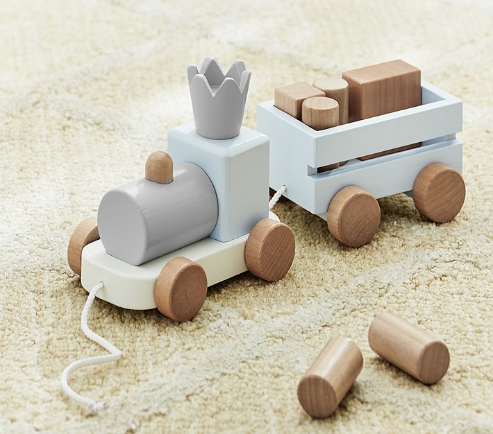 Wooden train sales baby