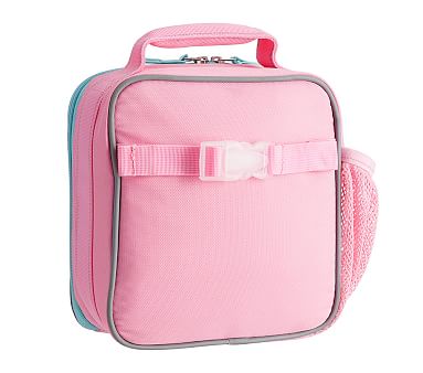 Fairfax Pink & White Stripe Kids Lunch Box | Pottery Barn Kids