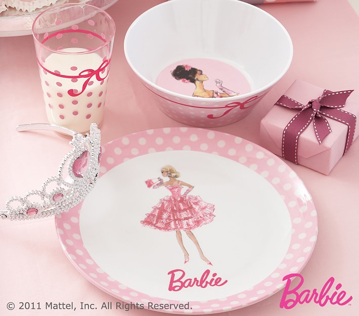 Barbie dishes online set