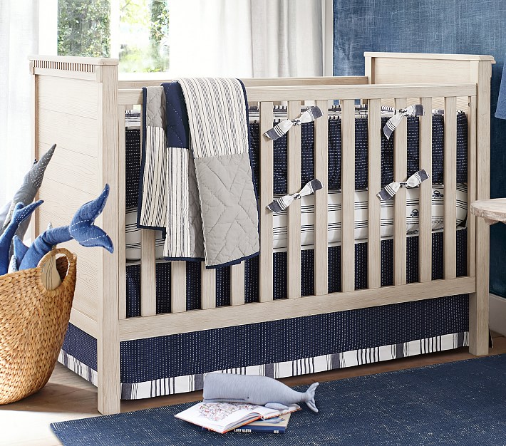 Patchwork crib hot sale bedding