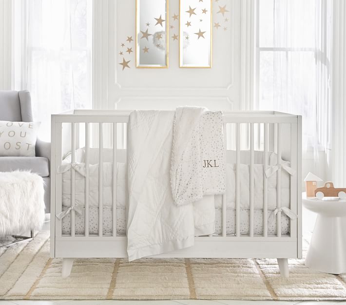 Velvet cheap crib bedding