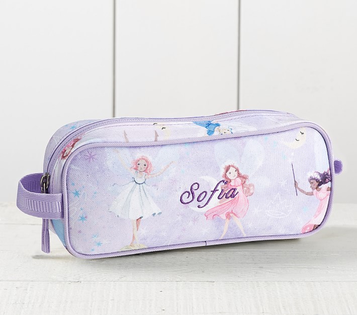 Mackenzie Lavender Heart Tie-Dye Pencil Case