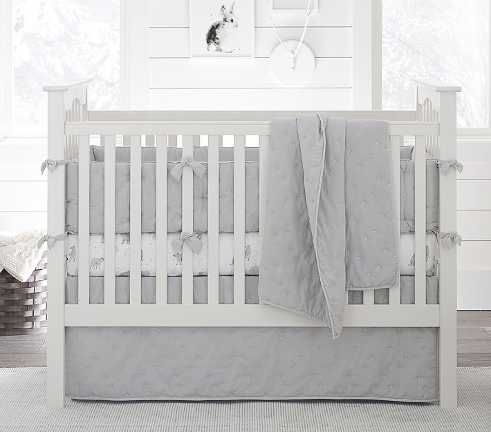 Finley Crib Skirt Pottery Barn Kids