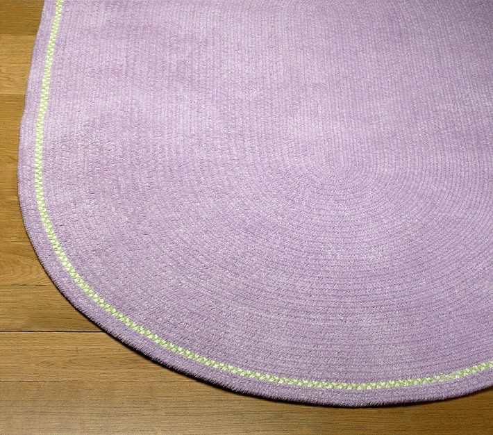 Lavender Amy Chenille Braid Rug Swatch Pottery Barn Kids
