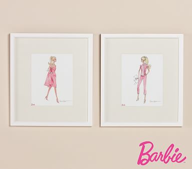 barbie framed prints