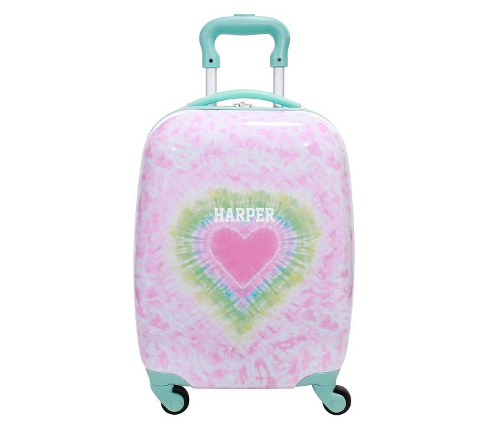 Mackenzie Pink Sparkle Glitter Hard-Sided Luggage