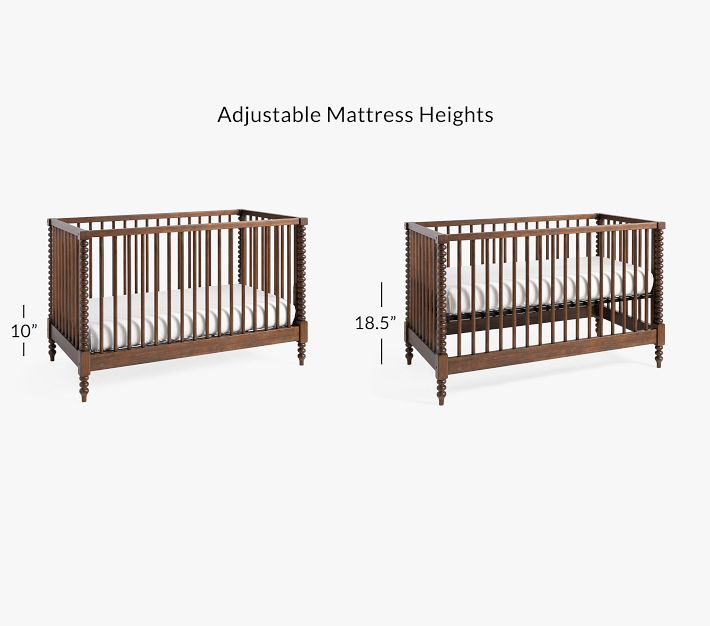 Chris Loves Julia Turned Wood Convertible Crib Pottery Barn Kids