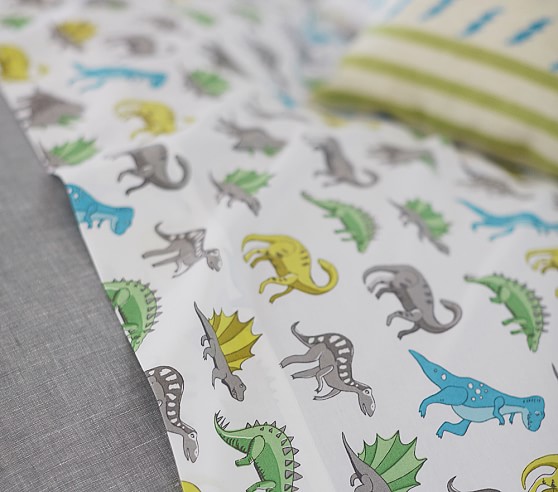 Dinos Kids' Sheet Set | Pottery Barn Kids