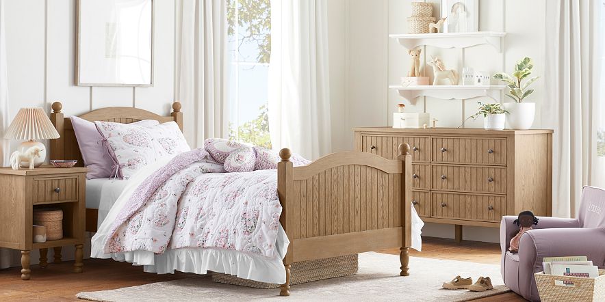 Dresser Nightstand for Bedroom, Small Kids Bedroom Fabric Tall