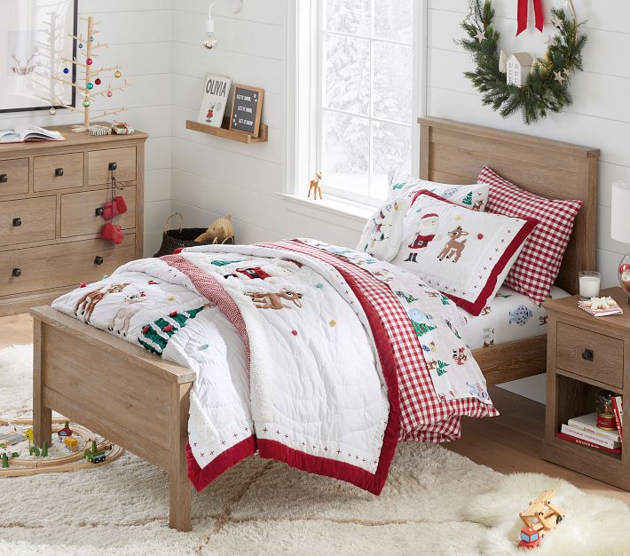 Rudolph® Quilted Shams | Pottery Barn Kids