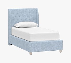Carter Tufted Wingback Bed