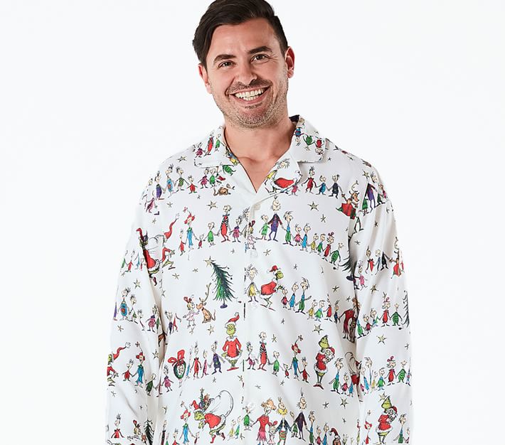 Grinch Christmas pyjama set Color white - RESERVED - 7256X-00X