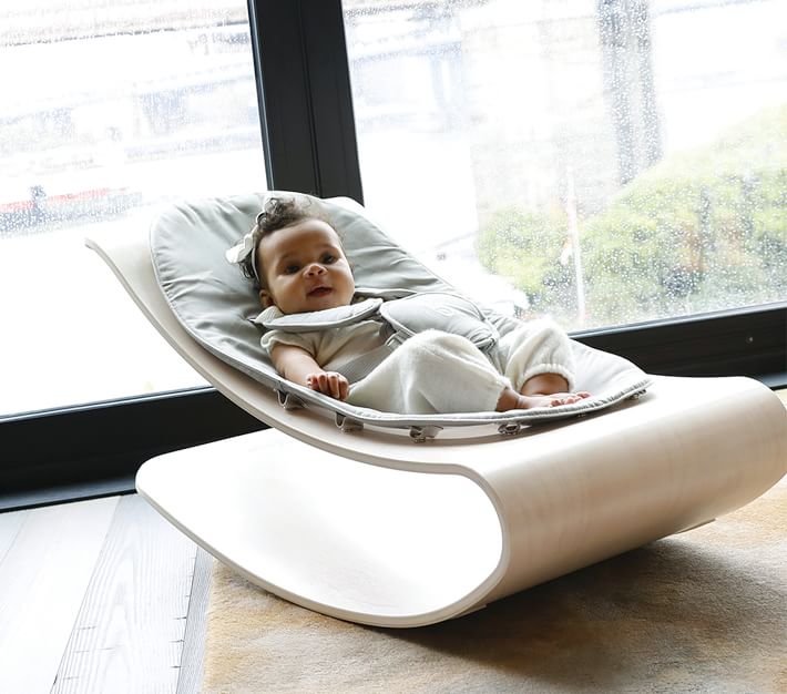 bloom Coco Stylewood Lounger | Baby Rocker | Pottery Barn Kids