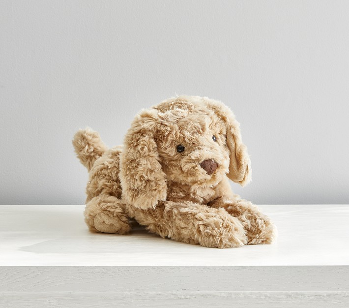 Plush Stuffing Lying Down Dog Customized Animals Children Toys