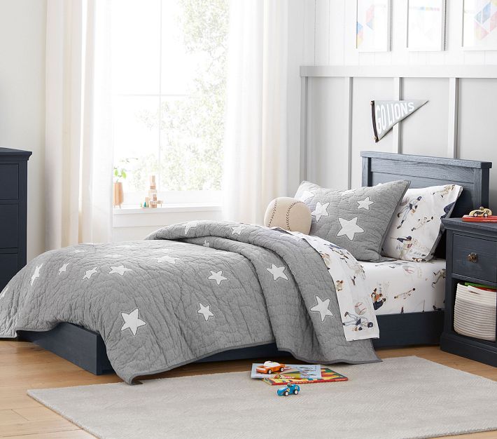 Charlie Low Footboard Kids Bed  Childrens bedroom furniture, Pottery barn  kids bedrooms, Kid beds