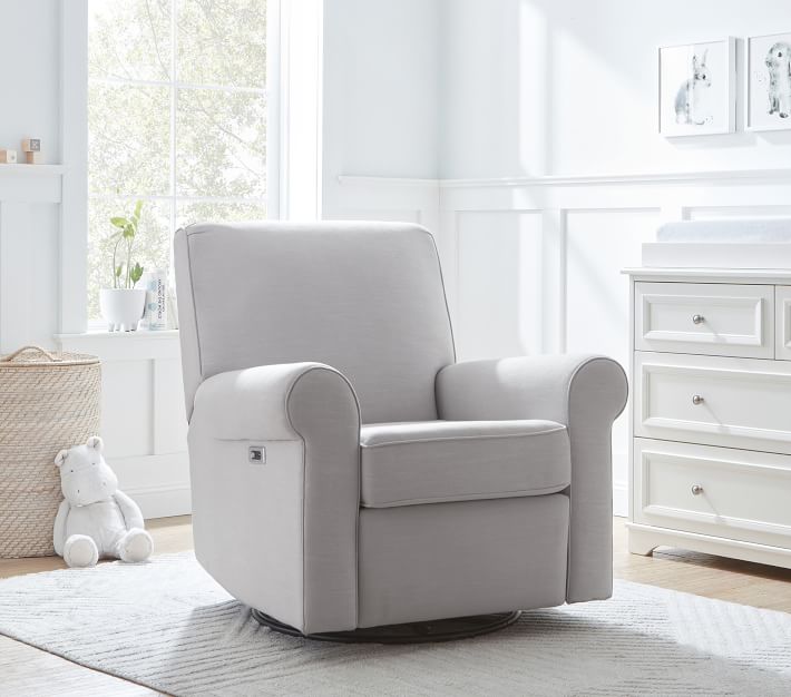 Charleston Swivel Nursery Glider Recliner Chair Pottery Barn Kids