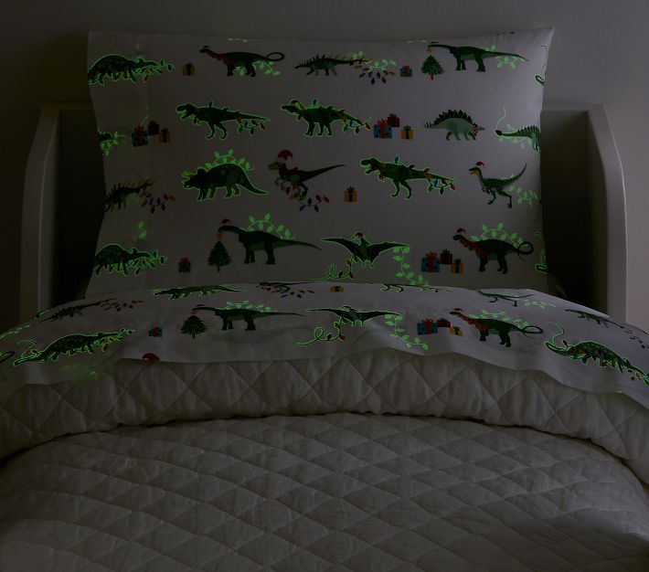 Christmas dinosaur cheap bedding