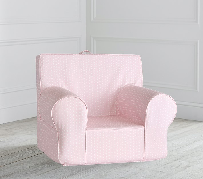 Pottery barn pink clearance chair