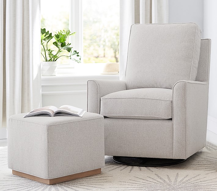 Pottery barn swivel glider new arrivals