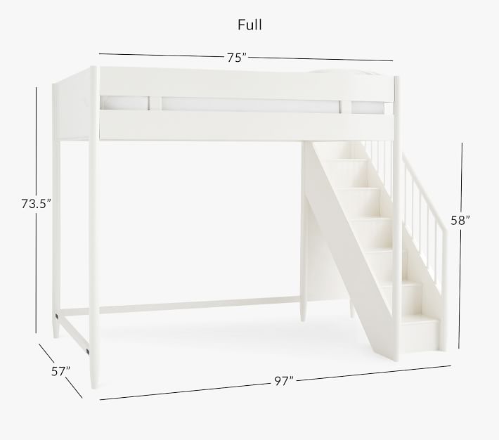 west elm x pbt Mid-Century Loft Bed