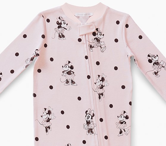 Disney Minnie Mouse Organic Nursery Pajama | Pottery Barn Kids