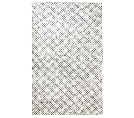 Performance Textured Trellis Rug | Pottery Barn Kids
