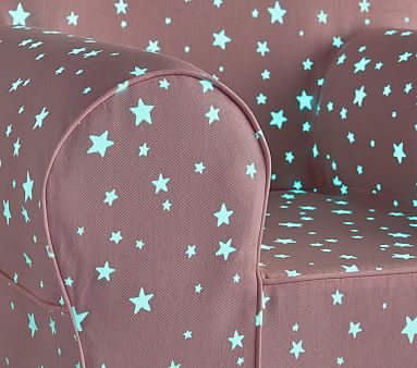 Kids Anywhere Chair Pink Glow In The Dark Scattered Stars Pottery   Kids Anywhere Chair Pink Glow In The Dark Scattered Stars M 