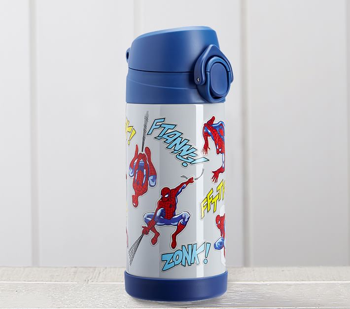 Spider-man Water Bottle or 2 in 1 Sippy Cup-kids 12 Ounce 