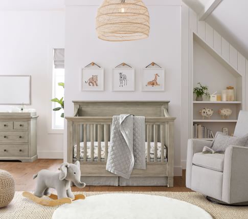 Pottery barn store girl nursery