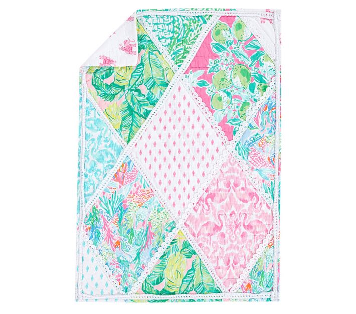 Lilly Pulitzer Party Patchwork Toddler Comforter