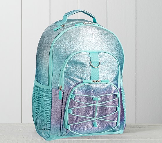 Gear-Up Purple/Pool Ombre Glitter Backpack | Pottery Barn Kids